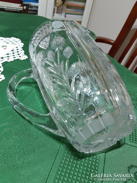 Large crystal jug