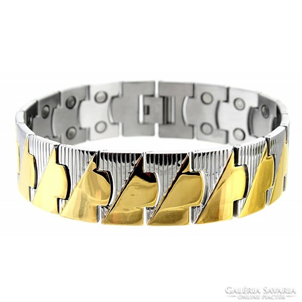 Extra strong high-gloss stainless steel magnetic bracelet