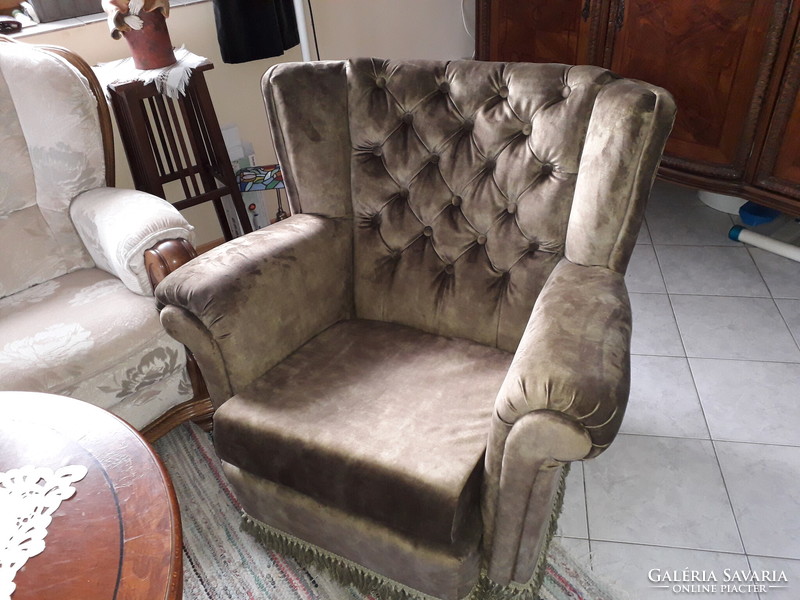 2 antique armchairs - refurbished
