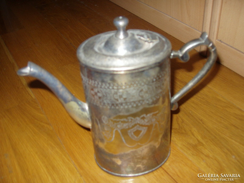 Old tea maker, spout. Unique manual work