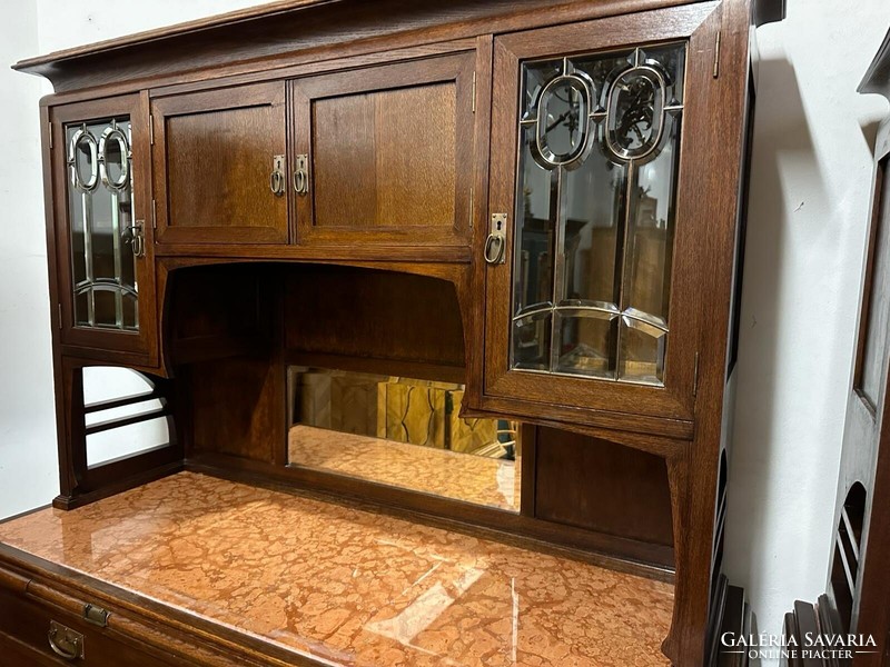 Art Nouveau dining room set, in excellent condition