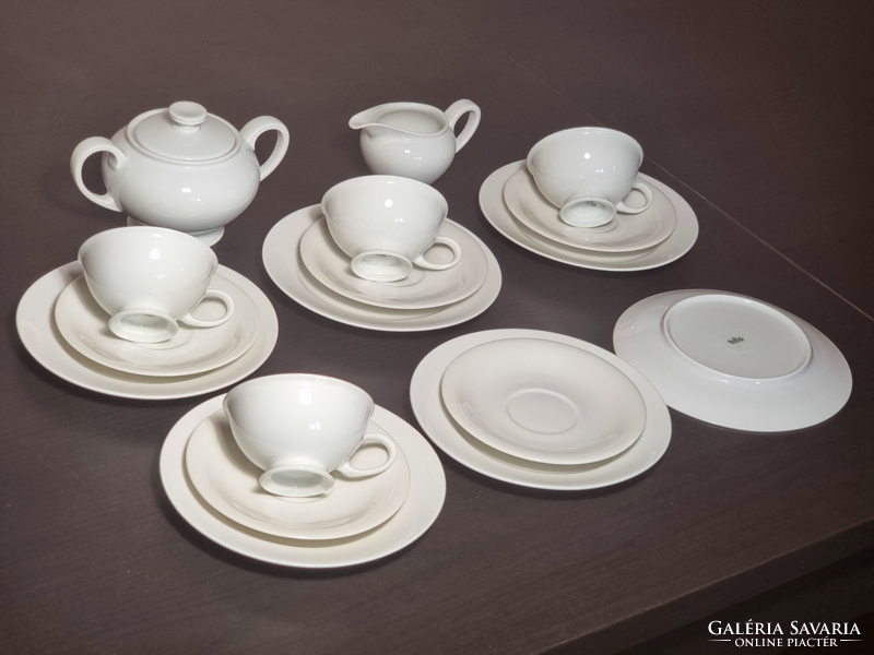 Rosenthal German porcelain tea/breakfast set, in incomplete condition, around the middle of the 20th century.
