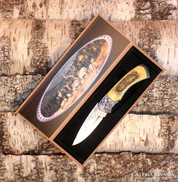 Deer hunting knife, knife.