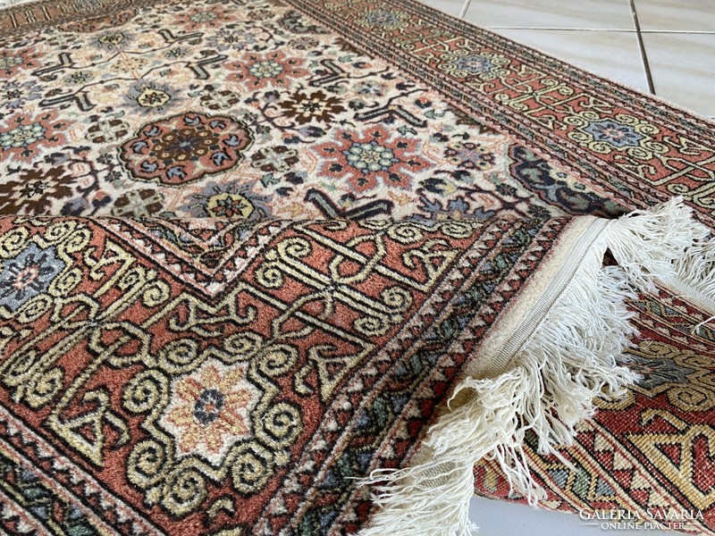 Kézi Csomózású Azeri Kaukázusi szőnyeg 195x123