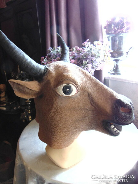 Bull head / quality carnival rubber mask
