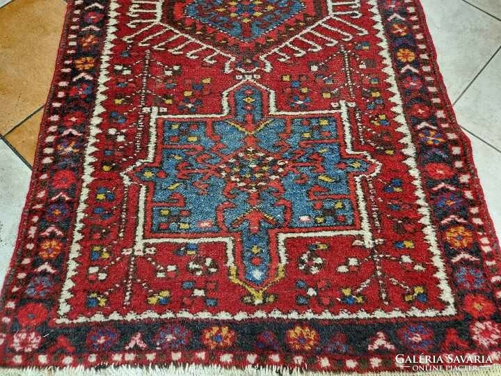 Heriz kharaja hand knotted 92x335 wool persian running rug mz233