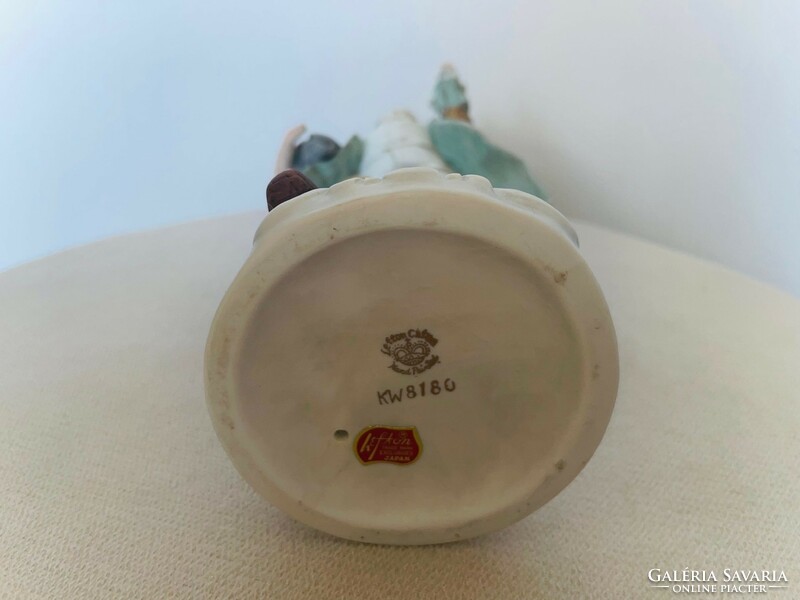 Vintage Lefton Japán nagyméretű porcelán