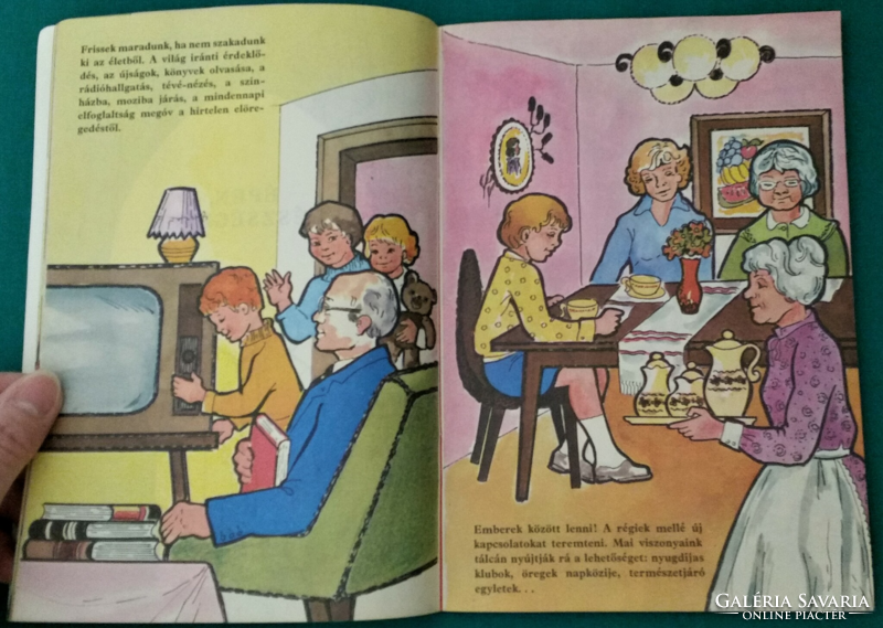 Dr. Tibor Nagy: picture book for the elderly - Hungarian Red Cross, 1979 > medical educational publication