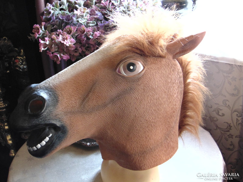 Horse head / quality carnival rubber mask