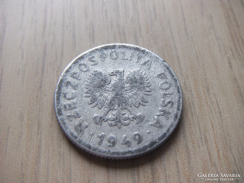 1   Złoty    1949    Lengyelország