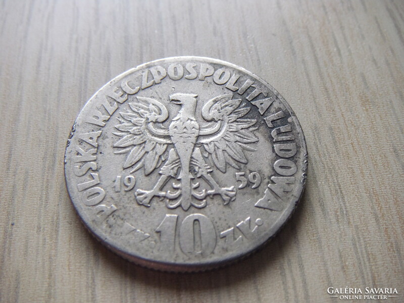 10   Złoty    1959    Lengyelország