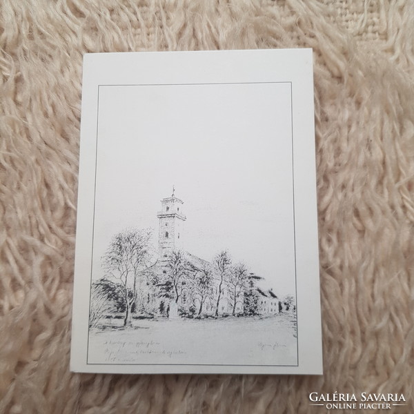 Karcag Great Church postcard