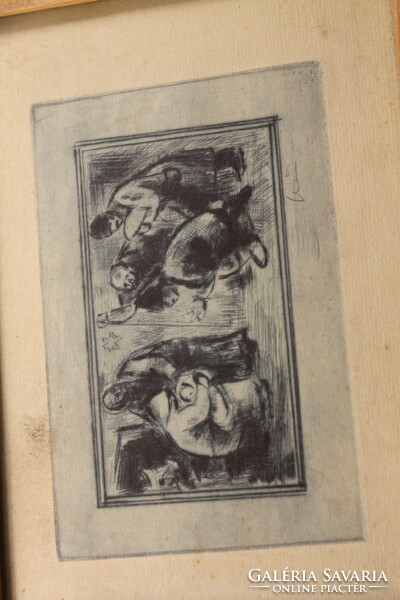 Signed etchings and graphics 673