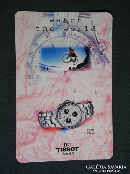 Card calendar, orex watch jewelry company, Budapest, tissot watch, 1998, (6)