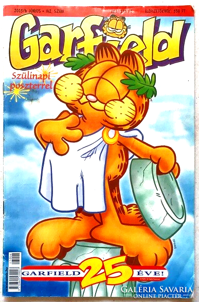 Garfield - 2003/6 június - 162. szám - képregény - pl. szülinapra