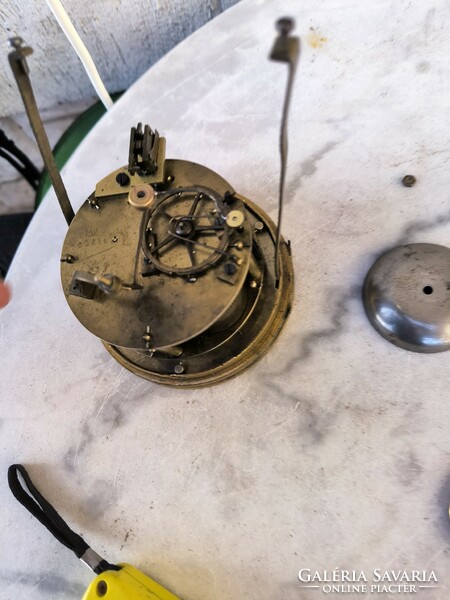 Antik kandalló óra asztali óra szerkezet inga .