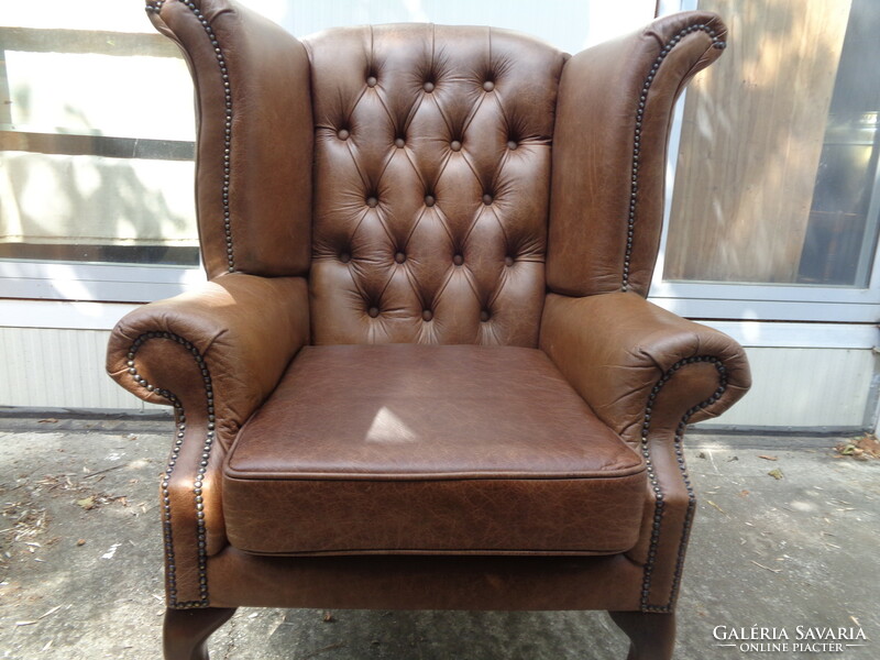 Antik Chesterfield fotel