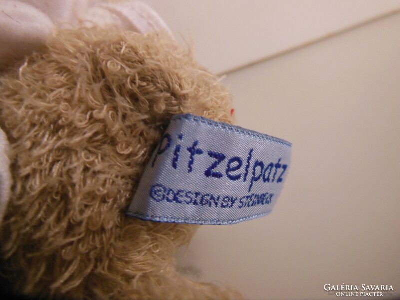Teddy bear - pitzelplatz - 16 x 13 cm - can be hung - German - plush - exclusive - flawless