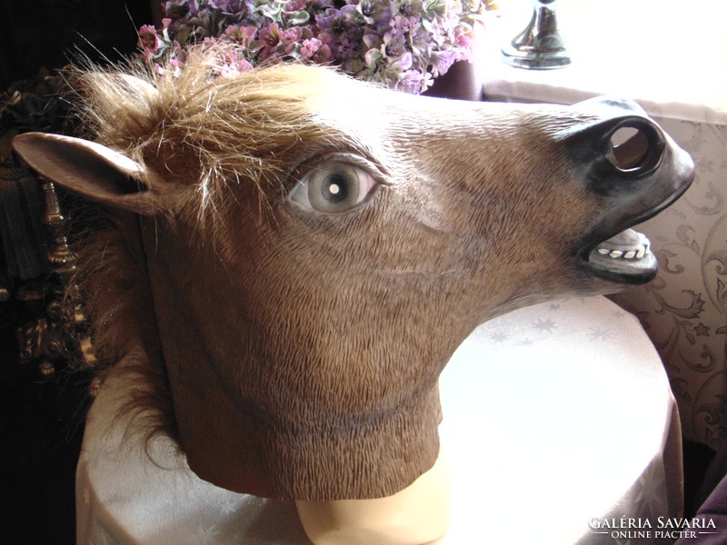 Horse head / quality carnival rubber mask