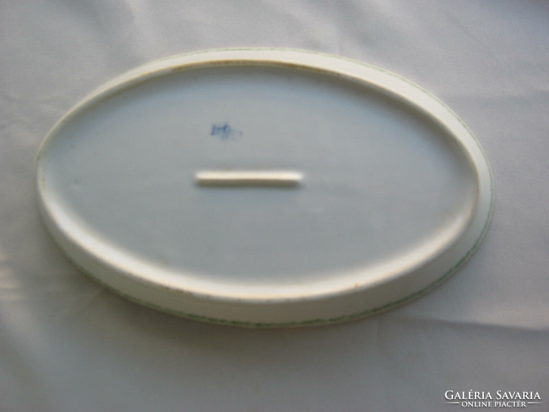 Zsolnay porcelán ovális tál 25 cm