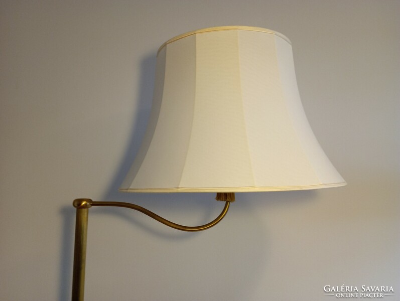 Mid-century brass floor lamp