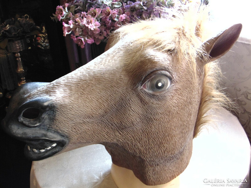 Horse head / quality carnival rubber mask