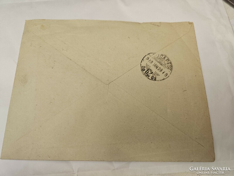 1929 letterhead, Budapest