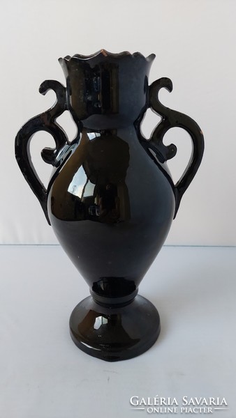 Kántor kerámia váza,Karcag,jelzett körbélyeges
