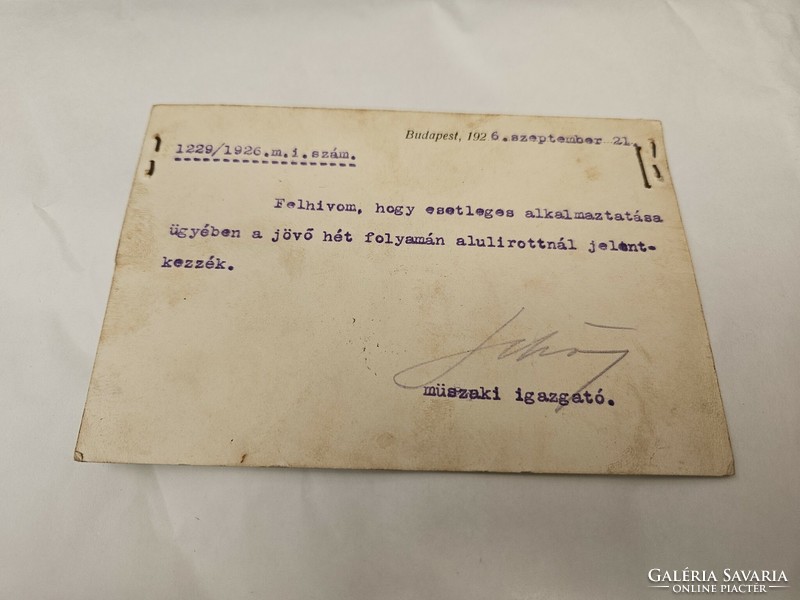 1926-os Fejléces levelezőlap Fonyód
