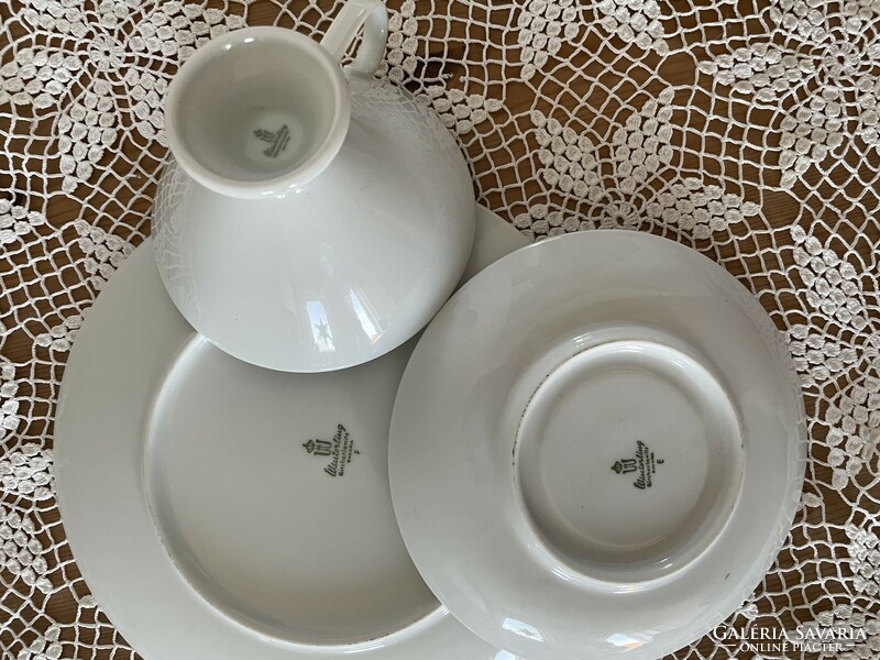 Wonderful collector's art deco gilt winterling kirchenlamitz Bavarian breakfast tea set, trio