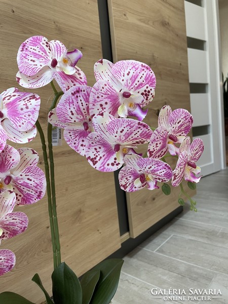 Gyönyörű gondozásmentes Orchidea virág műnövèny