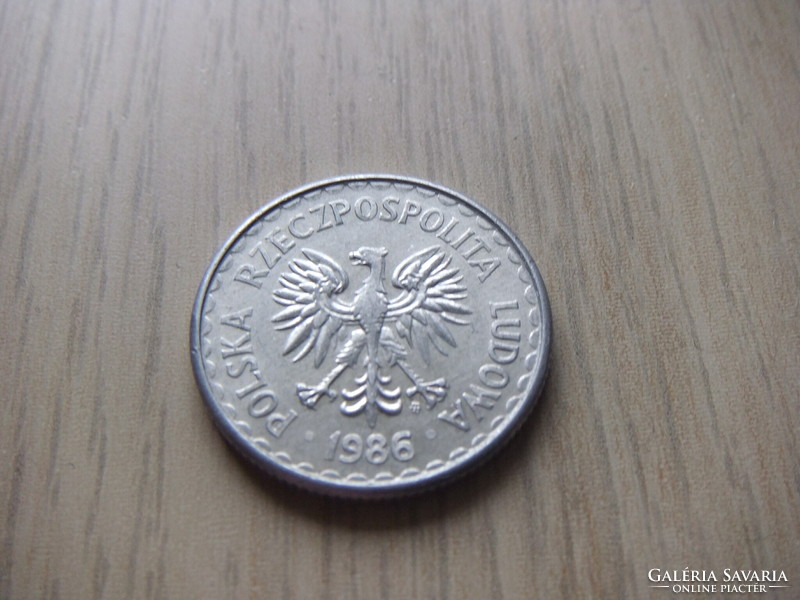 1   Złoty    1986    Lengyelország