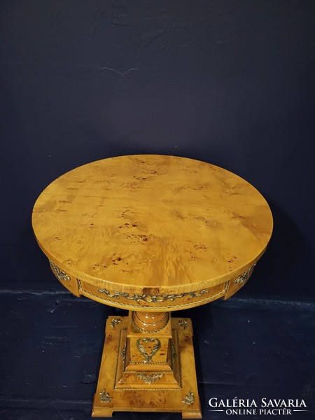 Poplar empire round table, small table, folding table