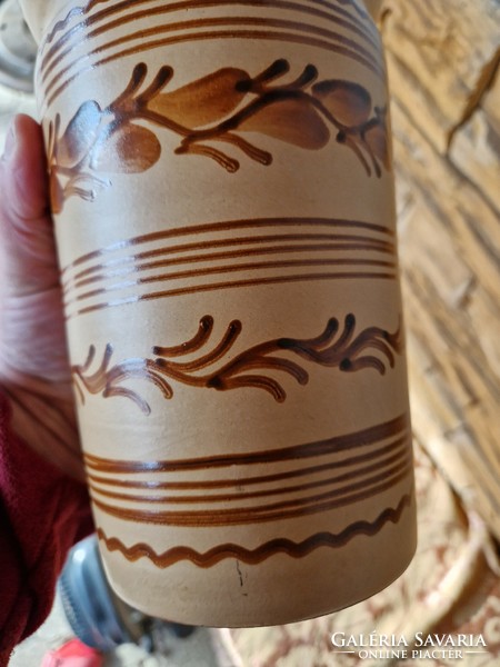 Hódmezővásárhely ceramic vase 28cm