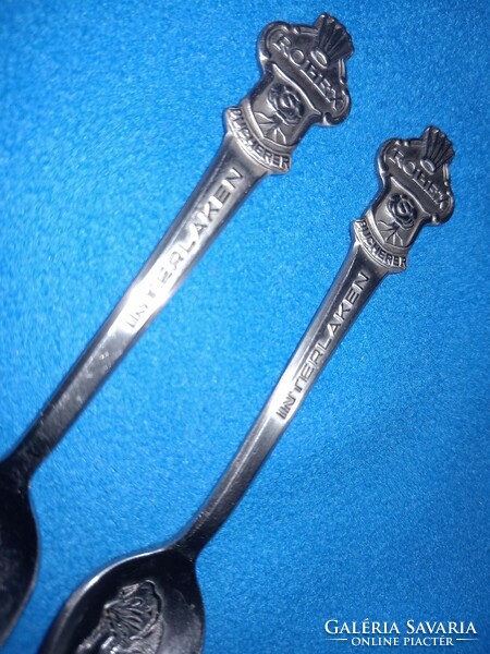 2 Rolex Bucherer Interlaken collector's mocha coffee spoons