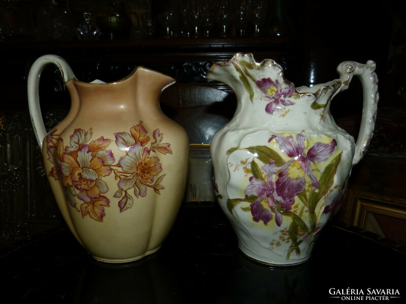 2 pcs. English earthenware jug.