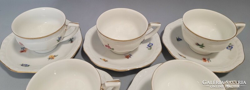 Old Zsolnay porcelain mocha and coffee cup + saucer price/pc