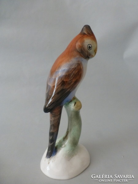 Bodrogkeresztúr parrot figurine