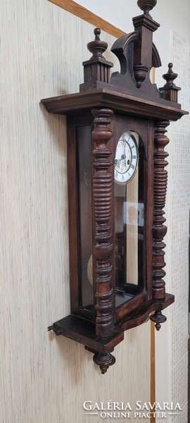 Antique gustav becker silesia wall clock.