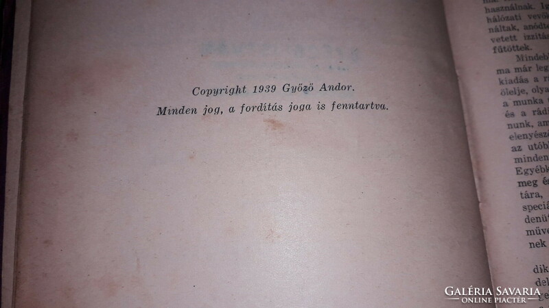 1940. János Molnár - book of radio operators, theoretical and practical manual andor the winner according to the pictures
