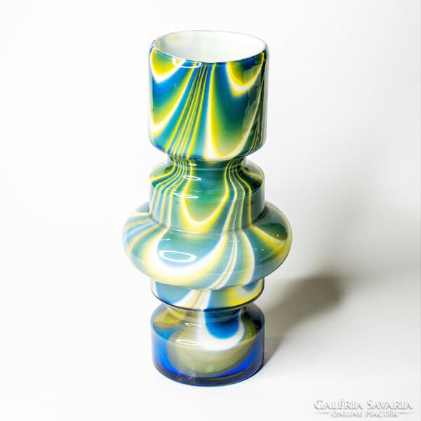 Italian opal glass vase