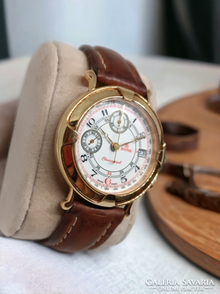 Valjoux 7765 structured margi chronograph watch