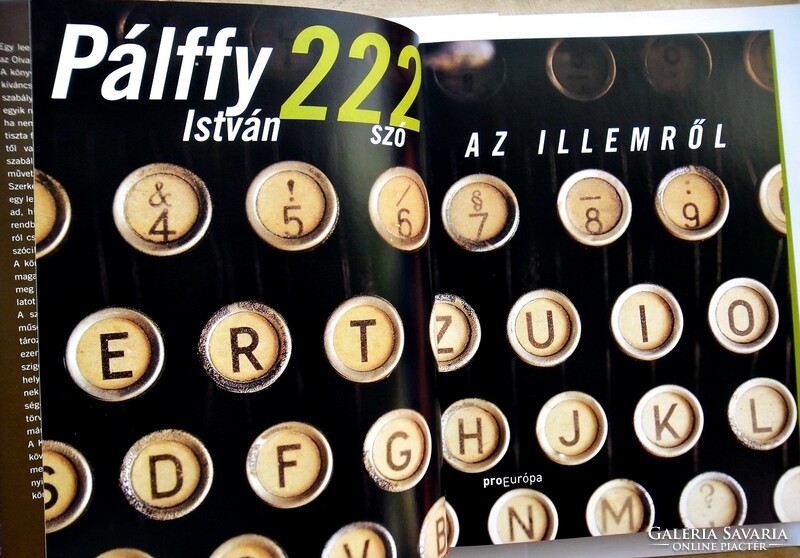 István Pálffy: 222 words about etiquette
