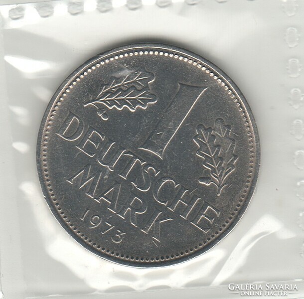 1 Deutsche mark 1973f 'b' type