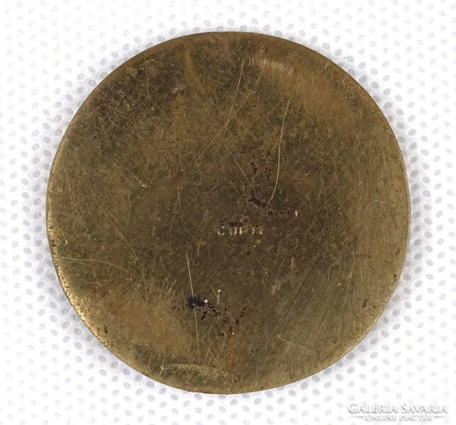 1Q209 Mathias rex marked copy bronze plaque bronze coin 4 cm