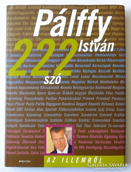 István Pálffy: 222 words about etiquette