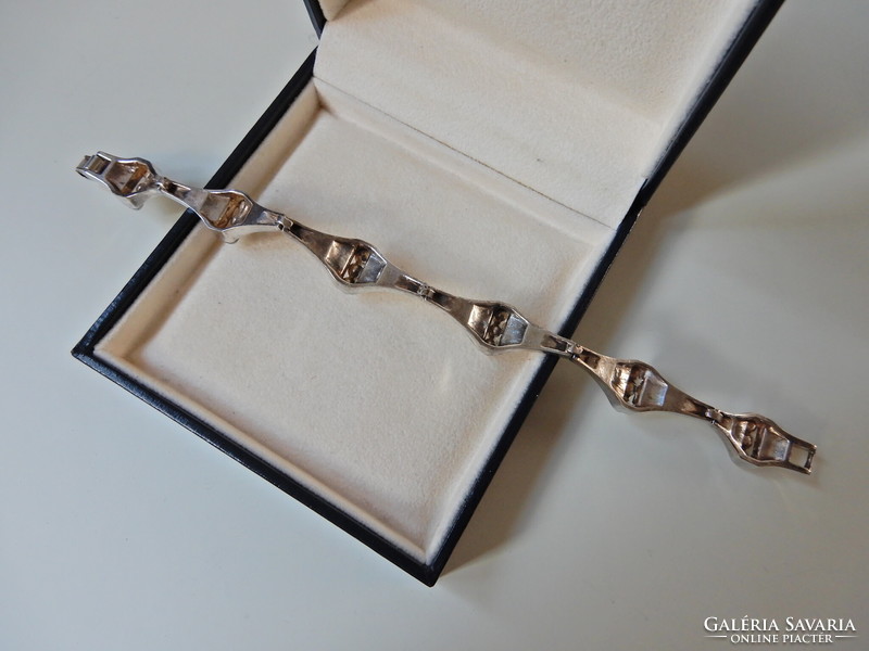 Old German Wilkens & Söhne silver design bracelet