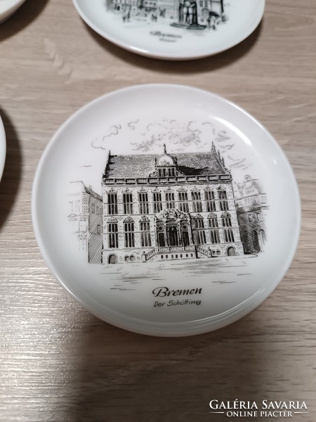 Brémai porcelán tányérok