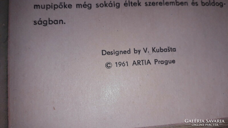 1961. V. Kubašta -  Hamupipőke 3D-S TÉRBELI MESEKÖNYV  - ELSŐ KIADÁS !! a képek szerint ARTIA