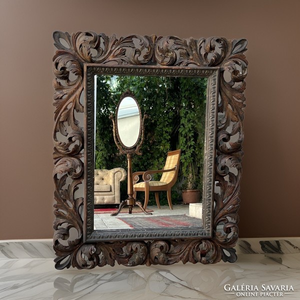 Treasures of Italy - antique Florentine wall mirror